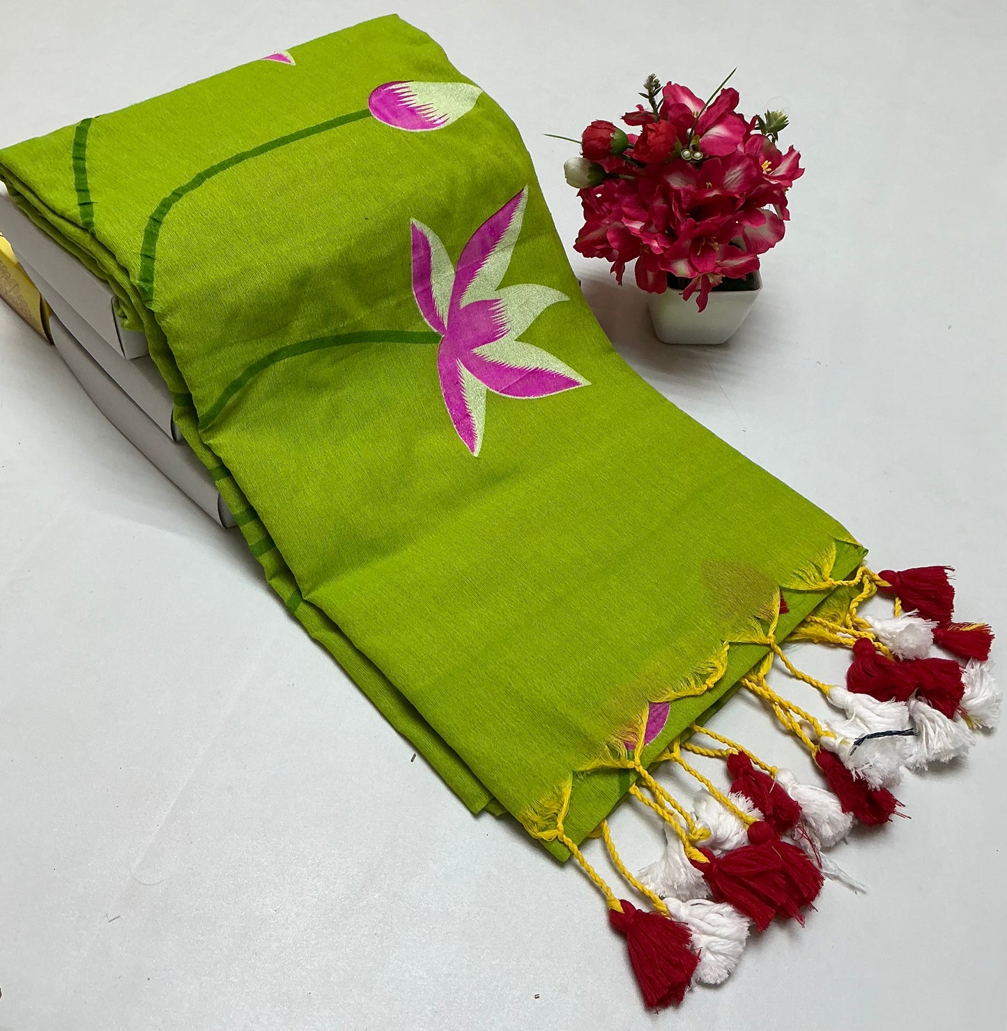 Khadi cotton saree