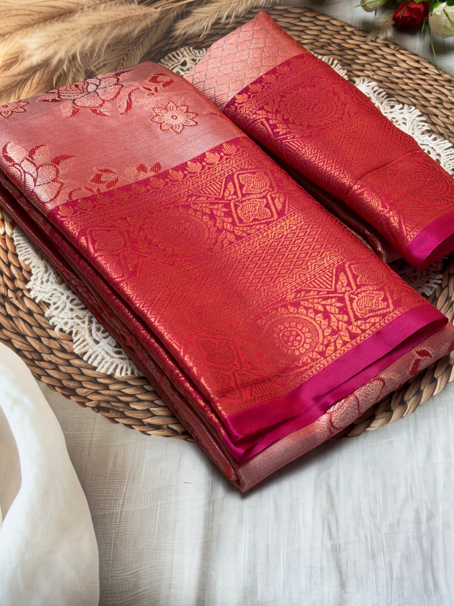 Soft bridal saree
