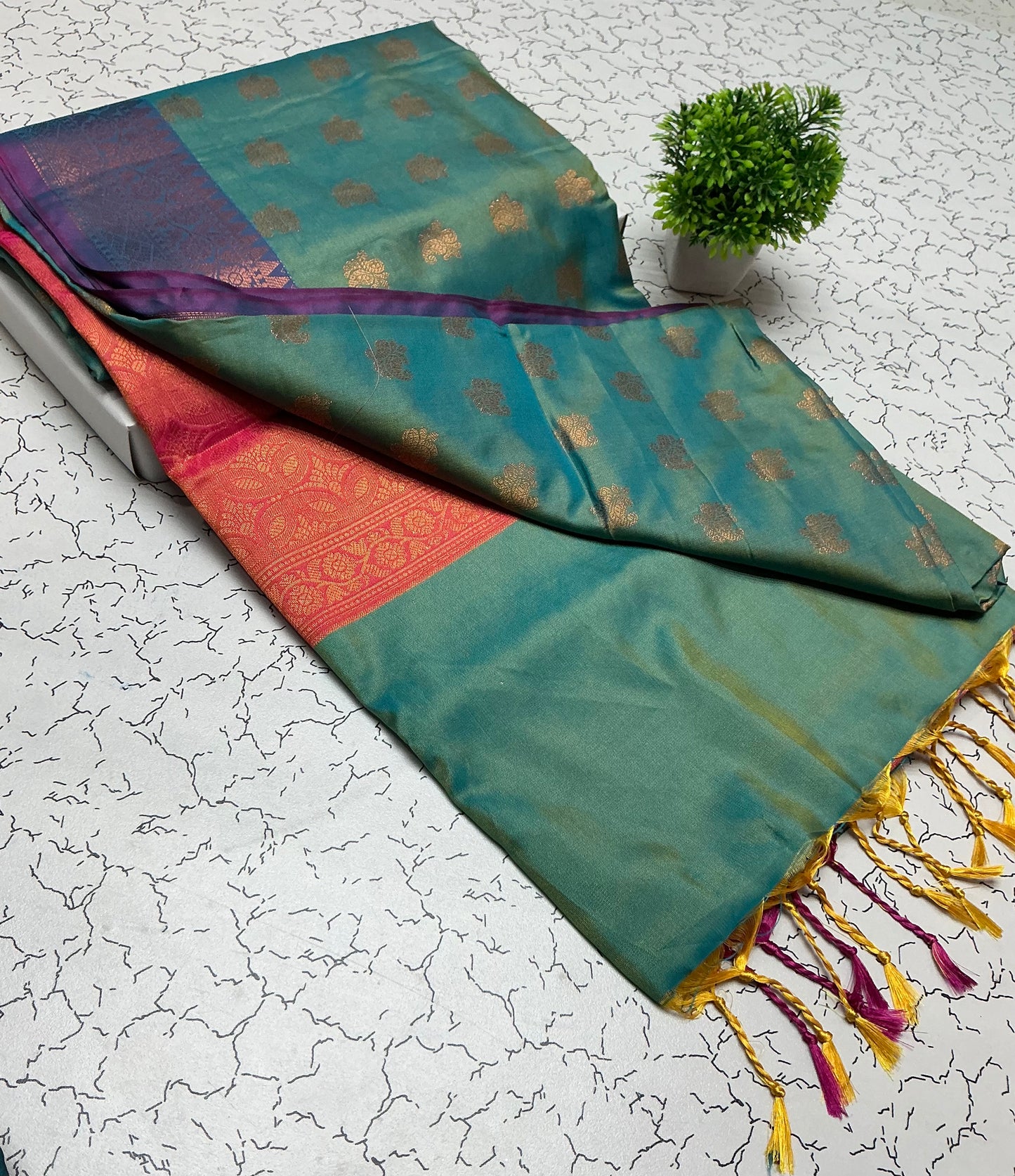 Premium semi Kanchipuram soft silk sarees