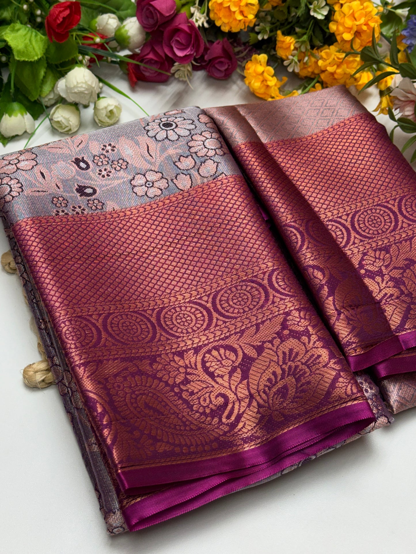 Bridal saree soft