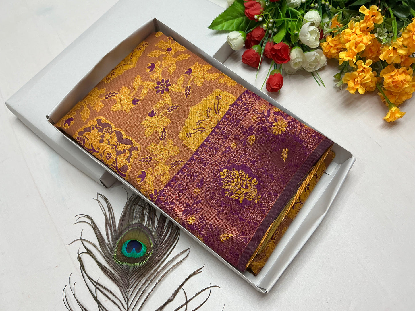 Bridal Saree β Wine Red with Dark Maroon Tone