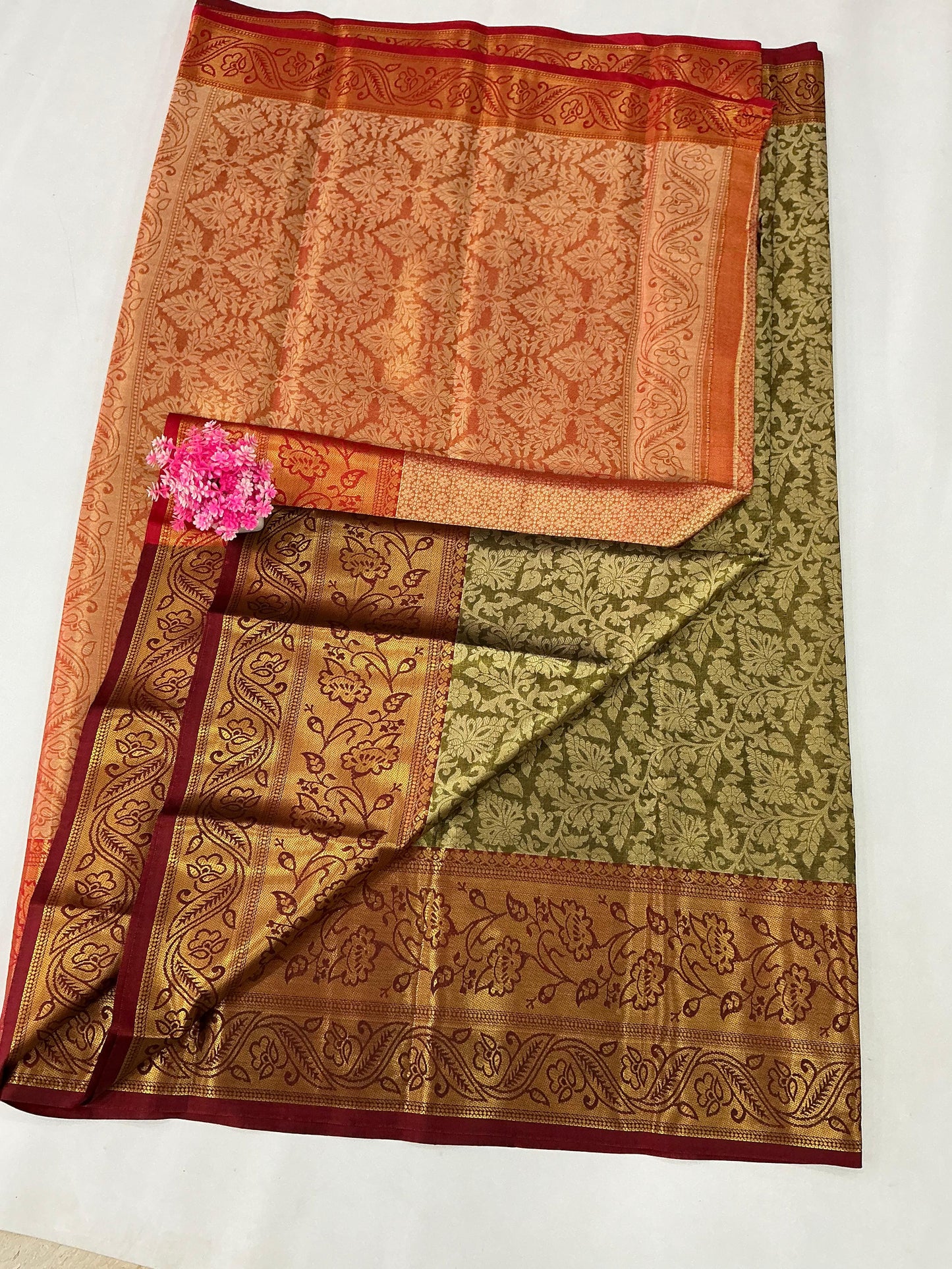 One Gram Bridal silk Saree