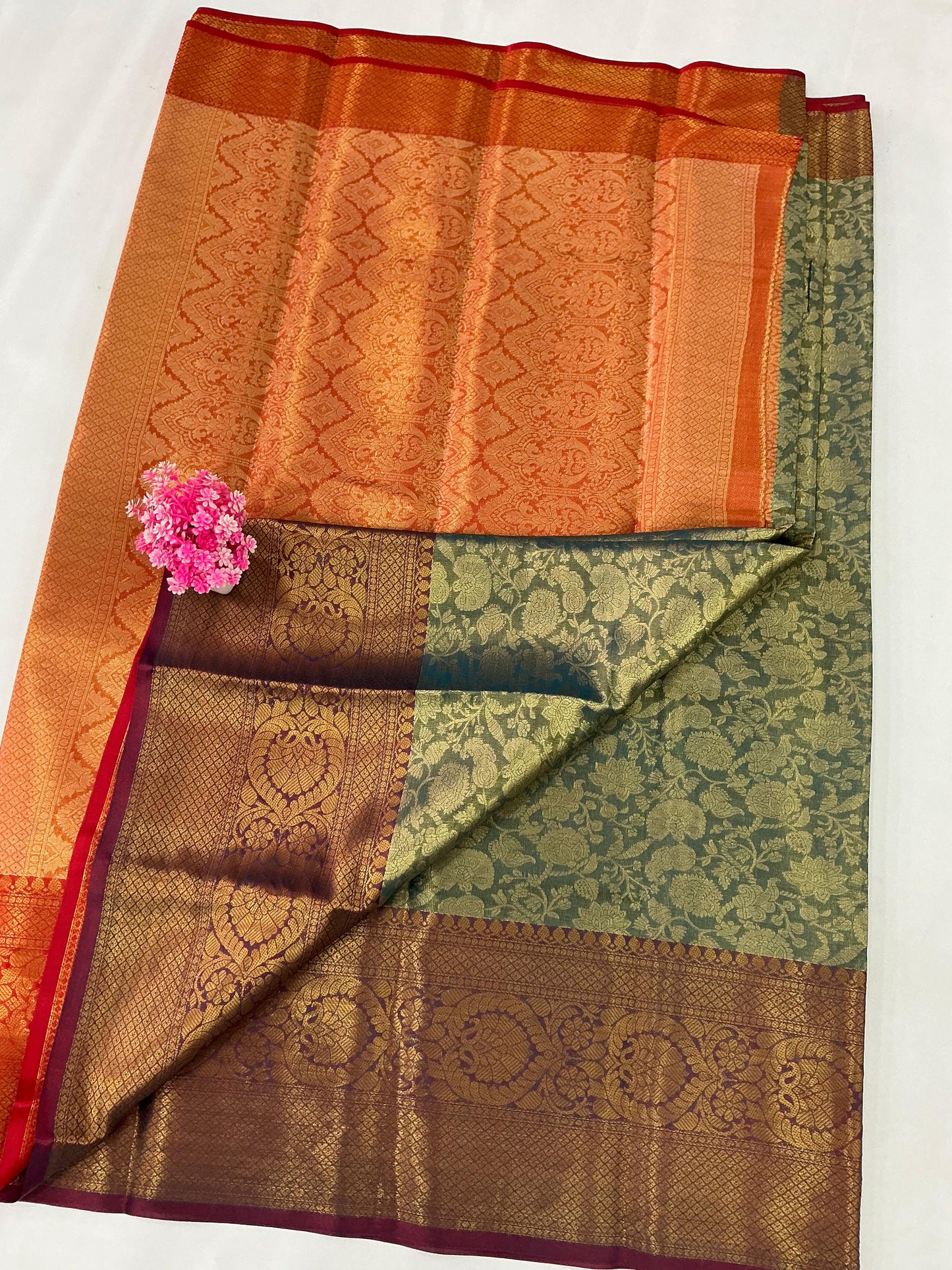 One Gram Bridal silk Saree