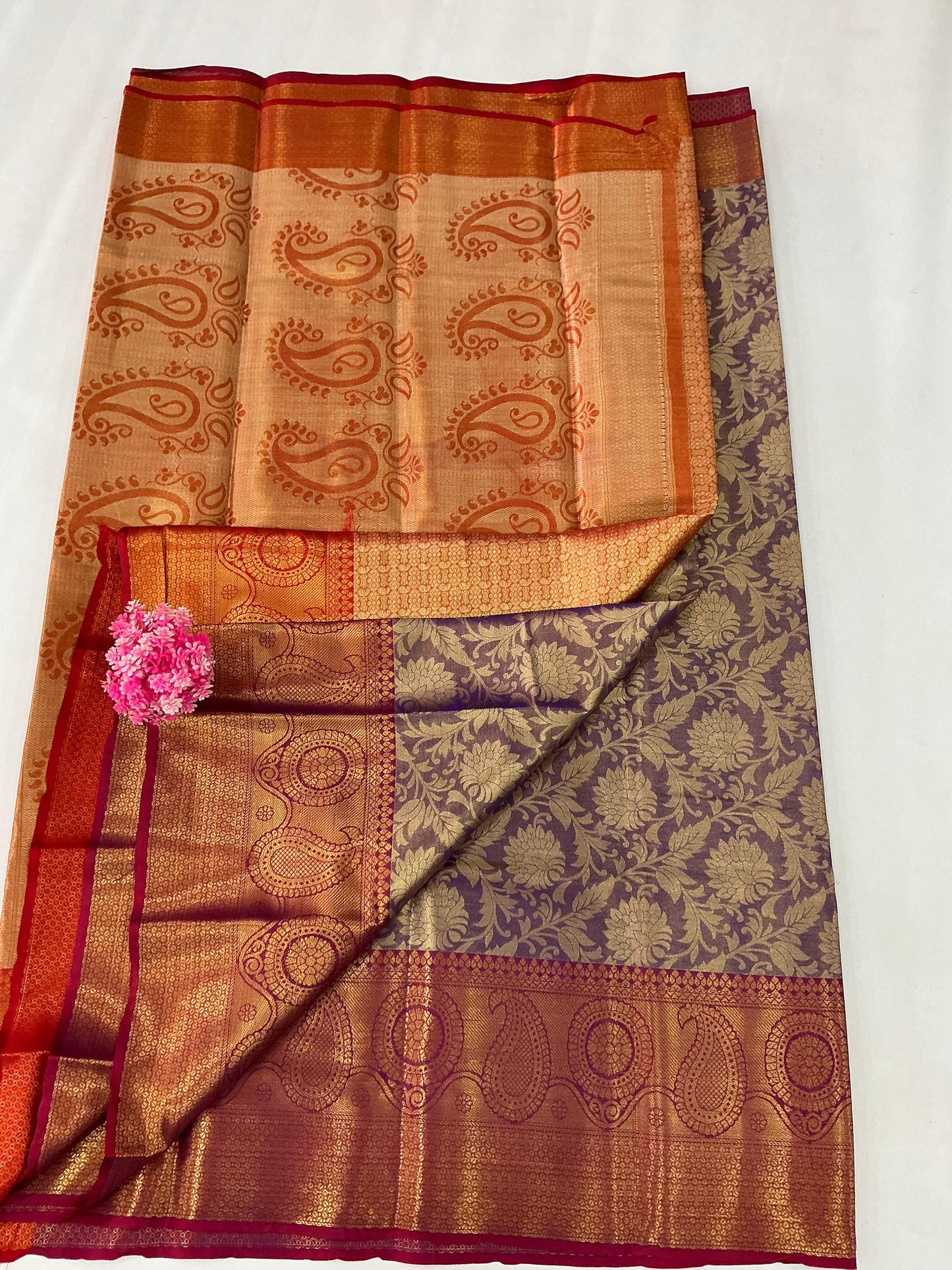One Gram Bridal silk Saree