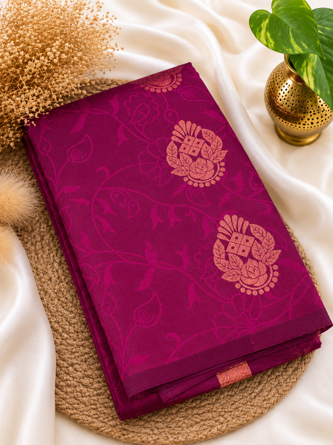 Soft Silk Saree | Wine Purple | Hot Offer ₹399 | Elegant Festive Wear | Soft & Graceful Finish | Sri Nandhini Tex | Code: SNTPAOS23