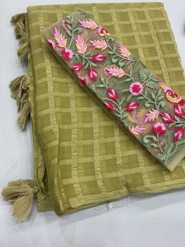 Fancy georgette saree