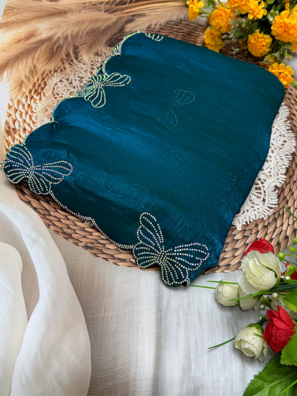 Butterfly space silk sarees