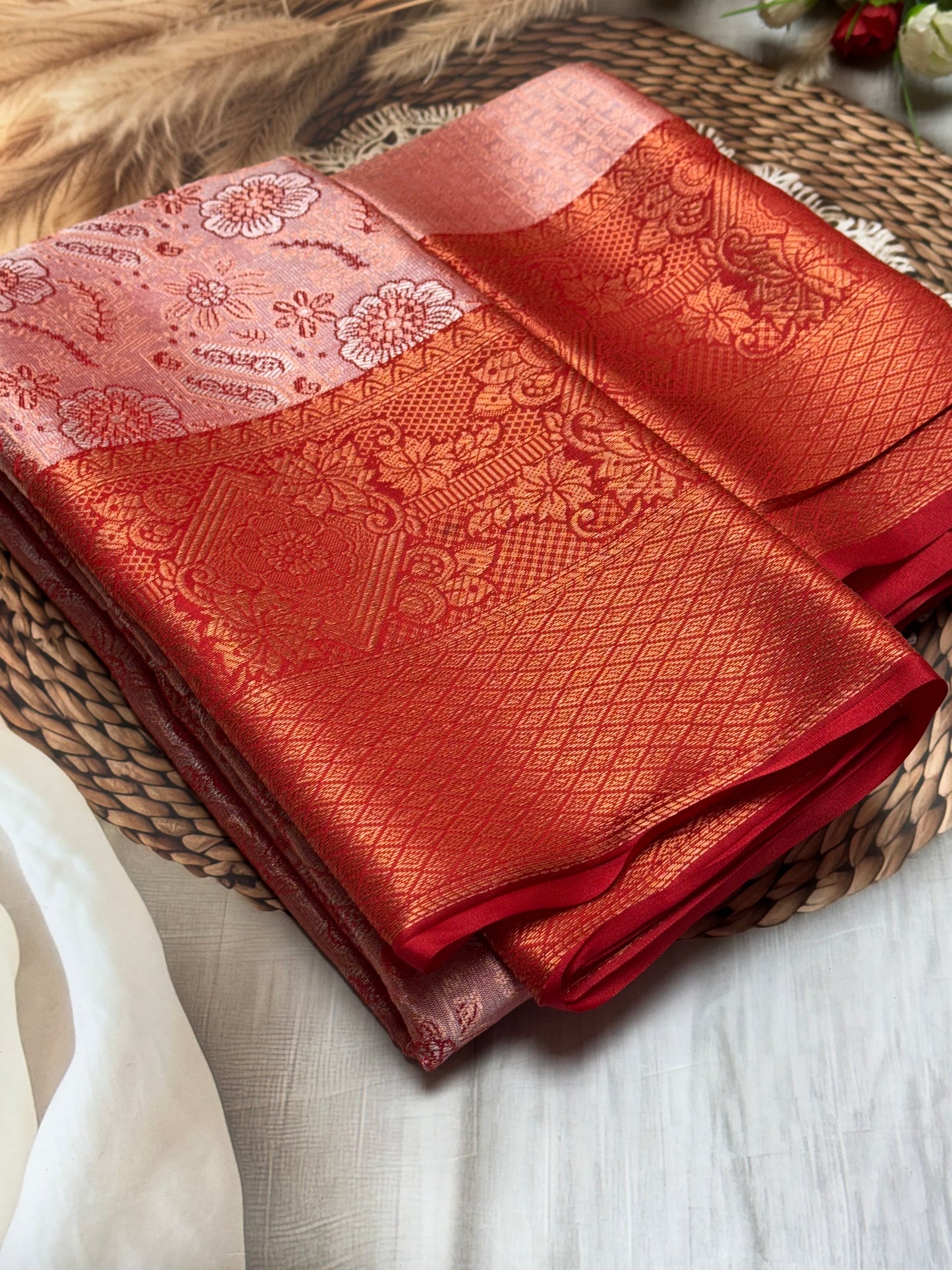 Soft bridal saree