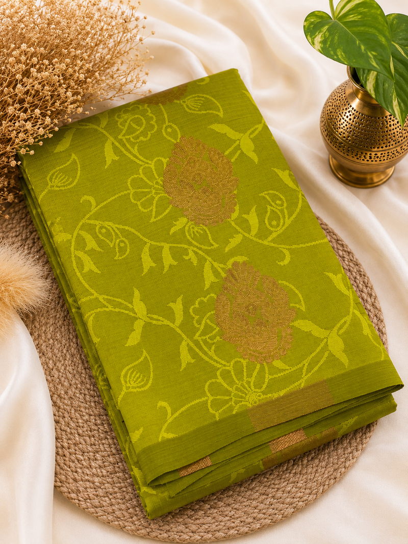 Soft Silk Saree | lime Green | Hot Offer ₹399 | Elegant Festive Wear | Soft & Graceful Finish | Sri Nandhini Tex | Code: SNTPAOS20