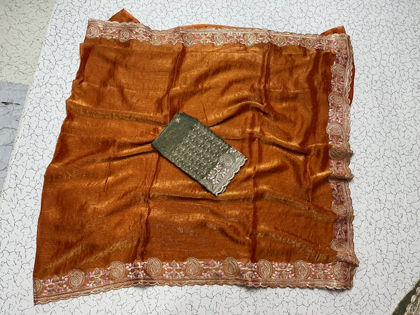 Space silk sarees
