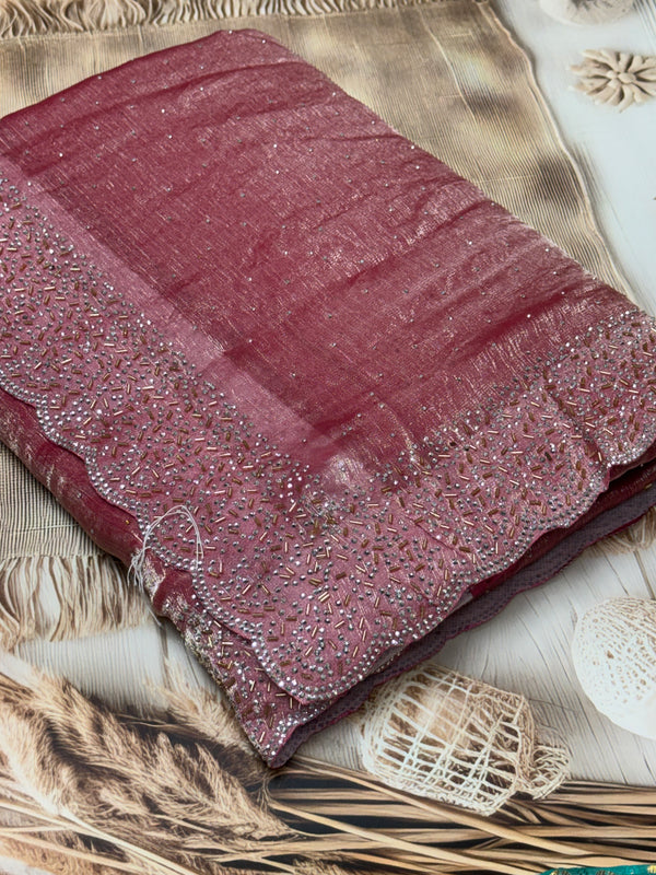 Premium Space Silk Sareee