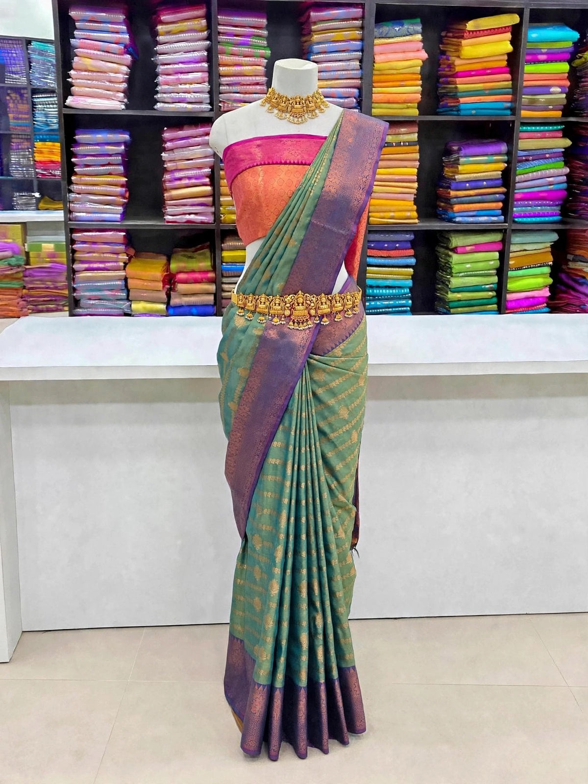 Premium Soft Silk Saree with Zari Buttas & Contrast Rich Pallu | ₹499 | Sri Nandhini Tex | SNTPSS499