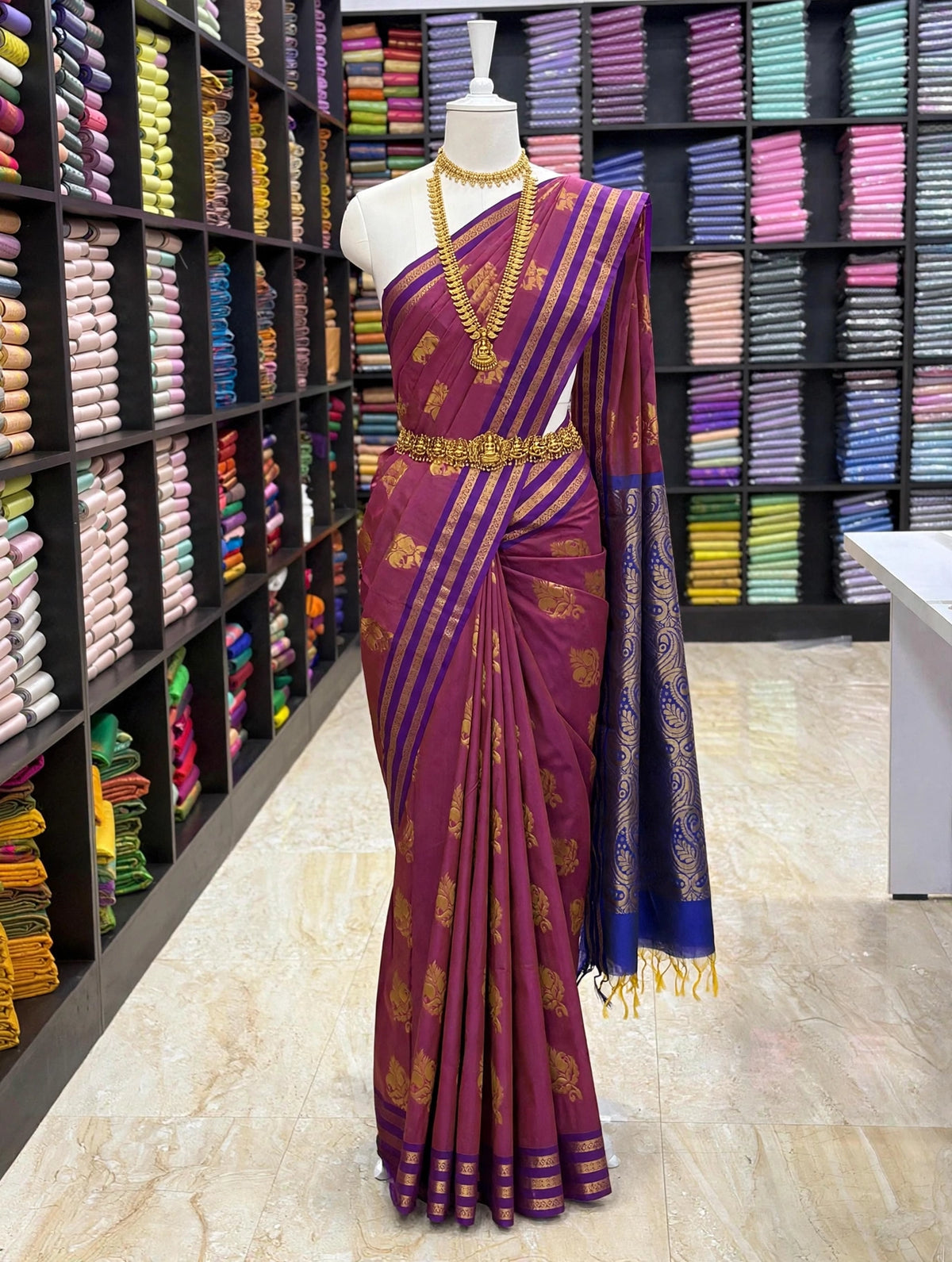 Elegant Elampillai Silk Cotton Sarees✨Beautiful traditional silk cotton sarees with rich zari weaving, contrast borders and graceful pallu designs.