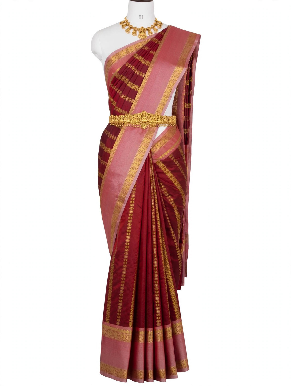 Vaira Oosi Soft Silk Saree – Rich Gold Zari Collection | Sri Nandhini Tex