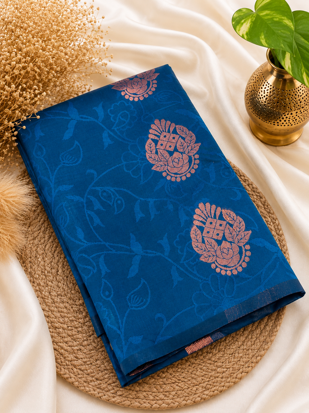 Soft Silk Saree | Peacock Blue | Hot Offer ₹399 | Elegant Festive Wear | Soft & Graceful Finish | Sri Nandhini Tex | Code: SNTPAOS21