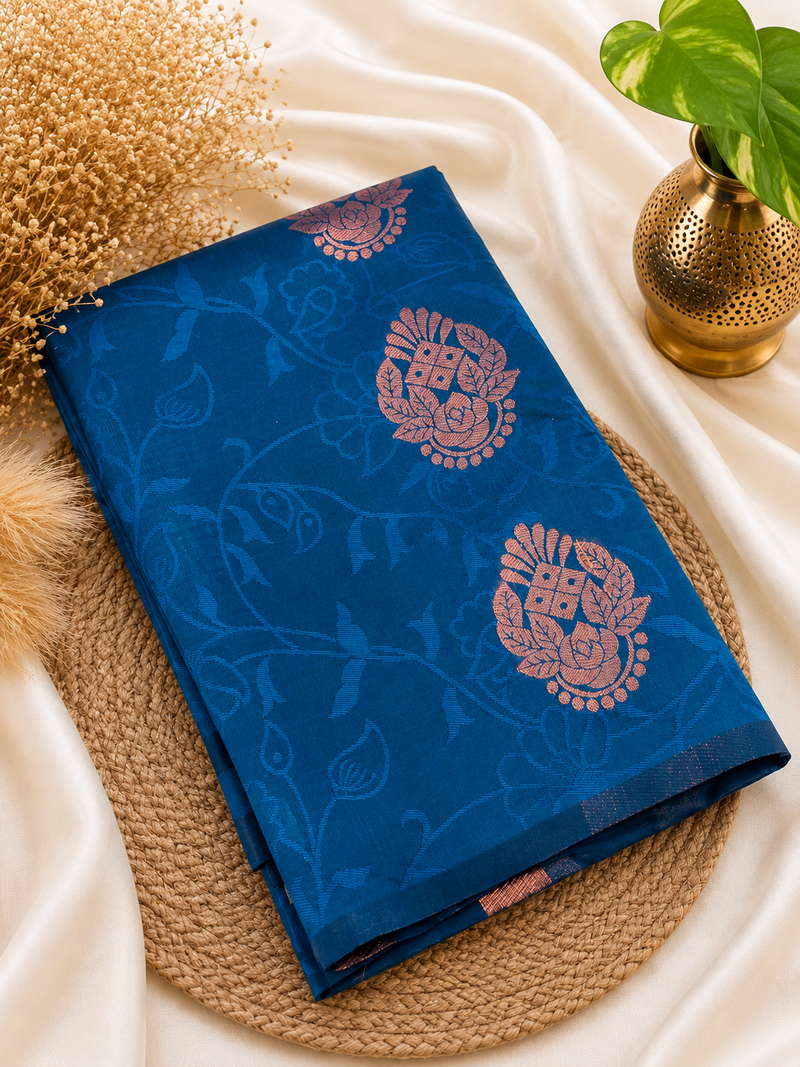 Soft Silk Saree | Peacock Blue | Hot Offer ₹399 | Elegant Festive Wear | Soft & Graceful Finish | Sri Nandhini Tex | Code: SNTPAOS21