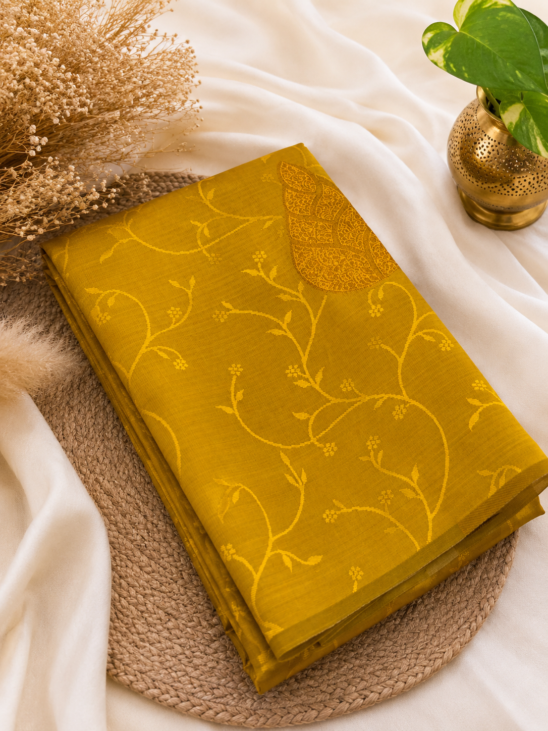 Soft Silk Saree | Mustard Yellow | Hot Offer @ ₹399 | Elegant Festive Wear | Soft & Graceful Finish | Sri Nandhini Tex | Code: SNTPAOS08
