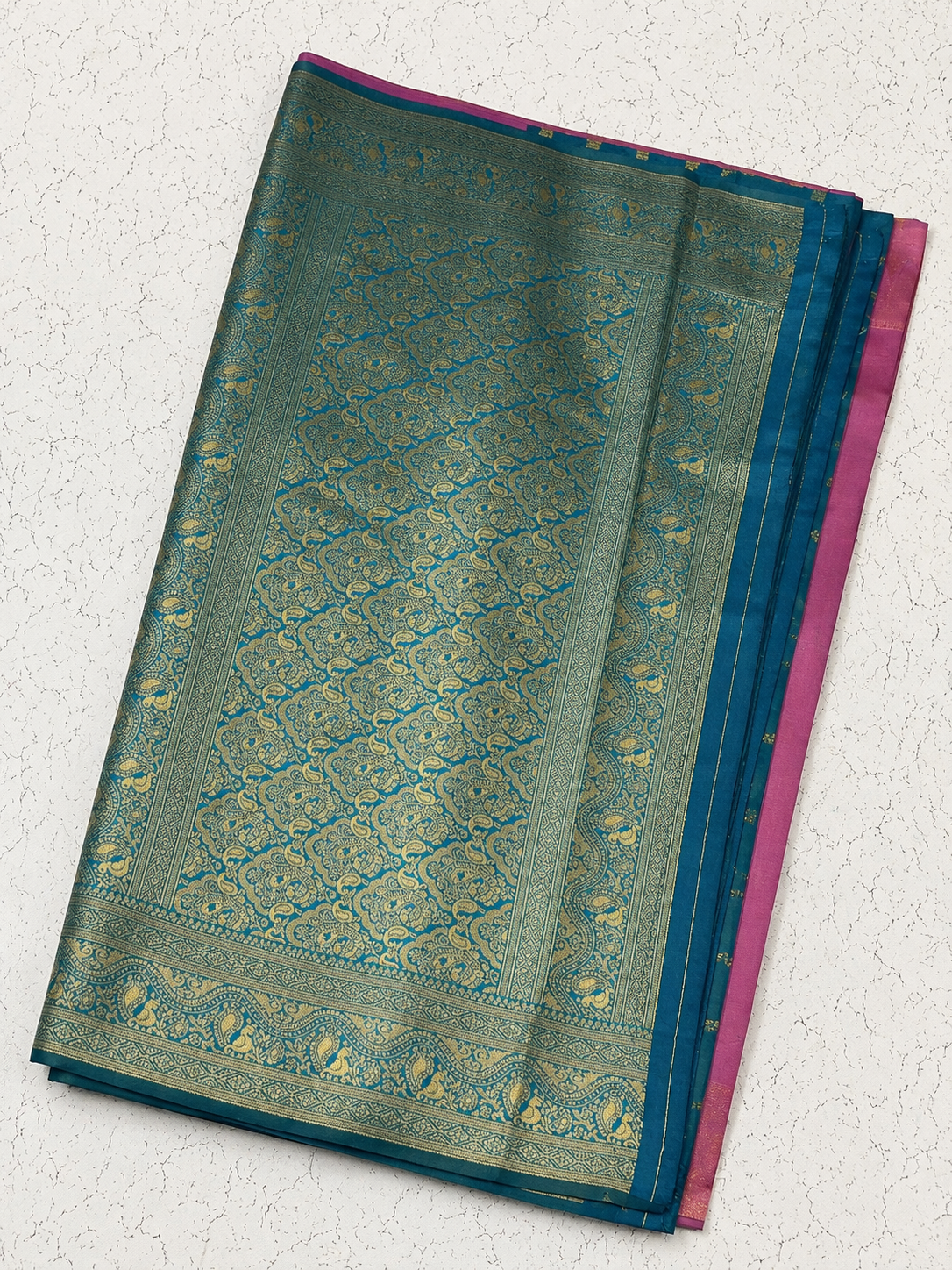 Pallaku soft silk | Best Selling Sarees | Offer at Just @350+shipping | Pink with teal green contrast | Sri Nandhini Tex | Code ; SNTPAOS50