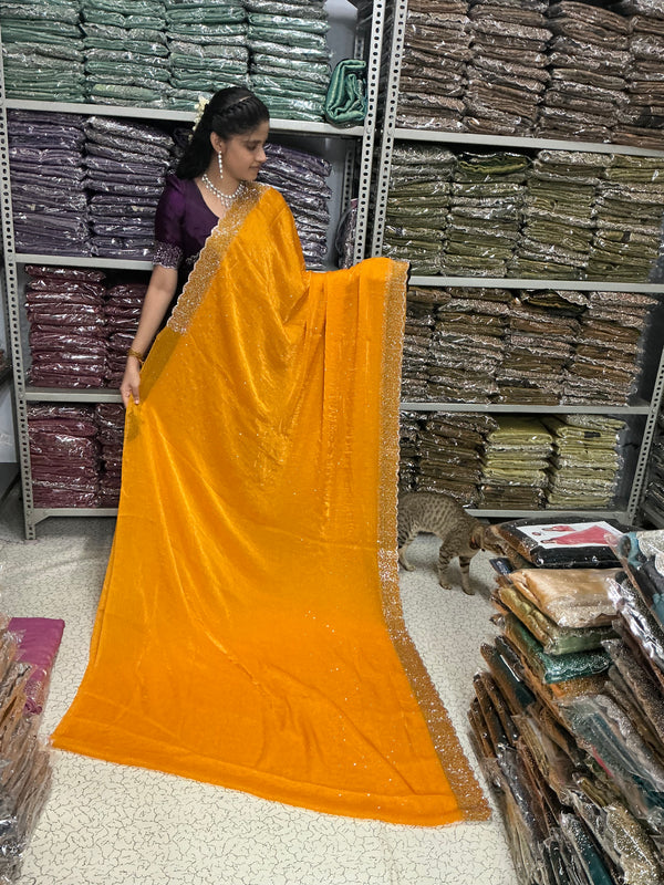 Diamond space silk sarees