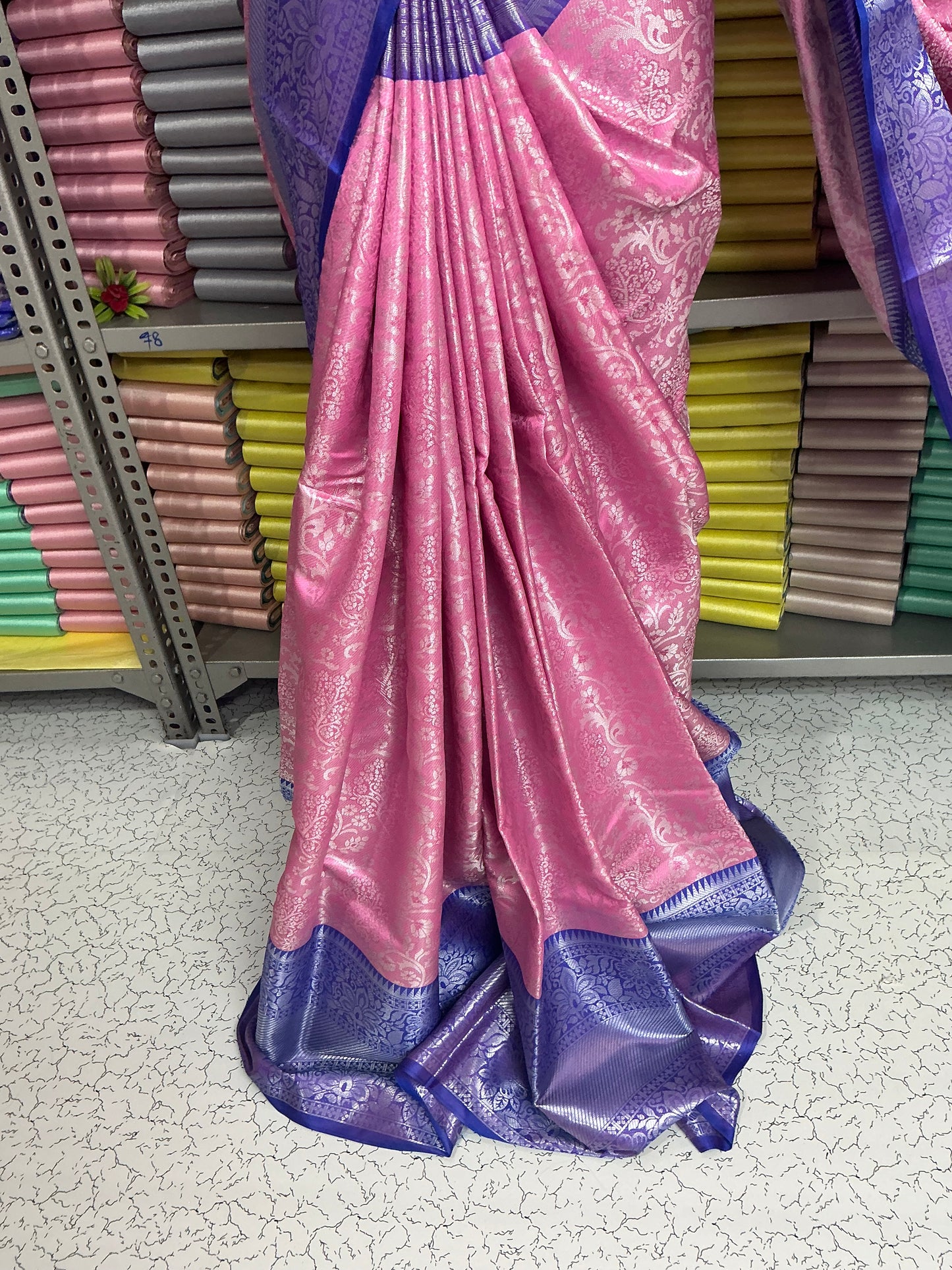 Silver bridal sarees
