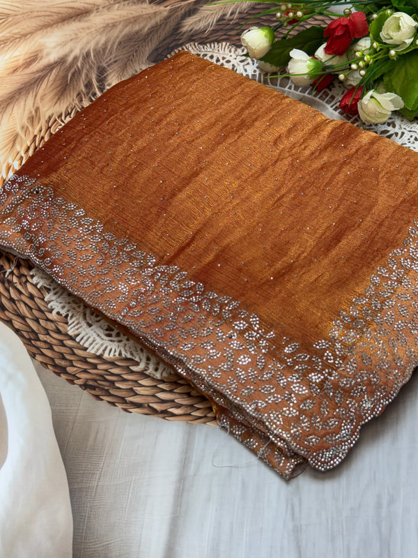 Trending space silk saree