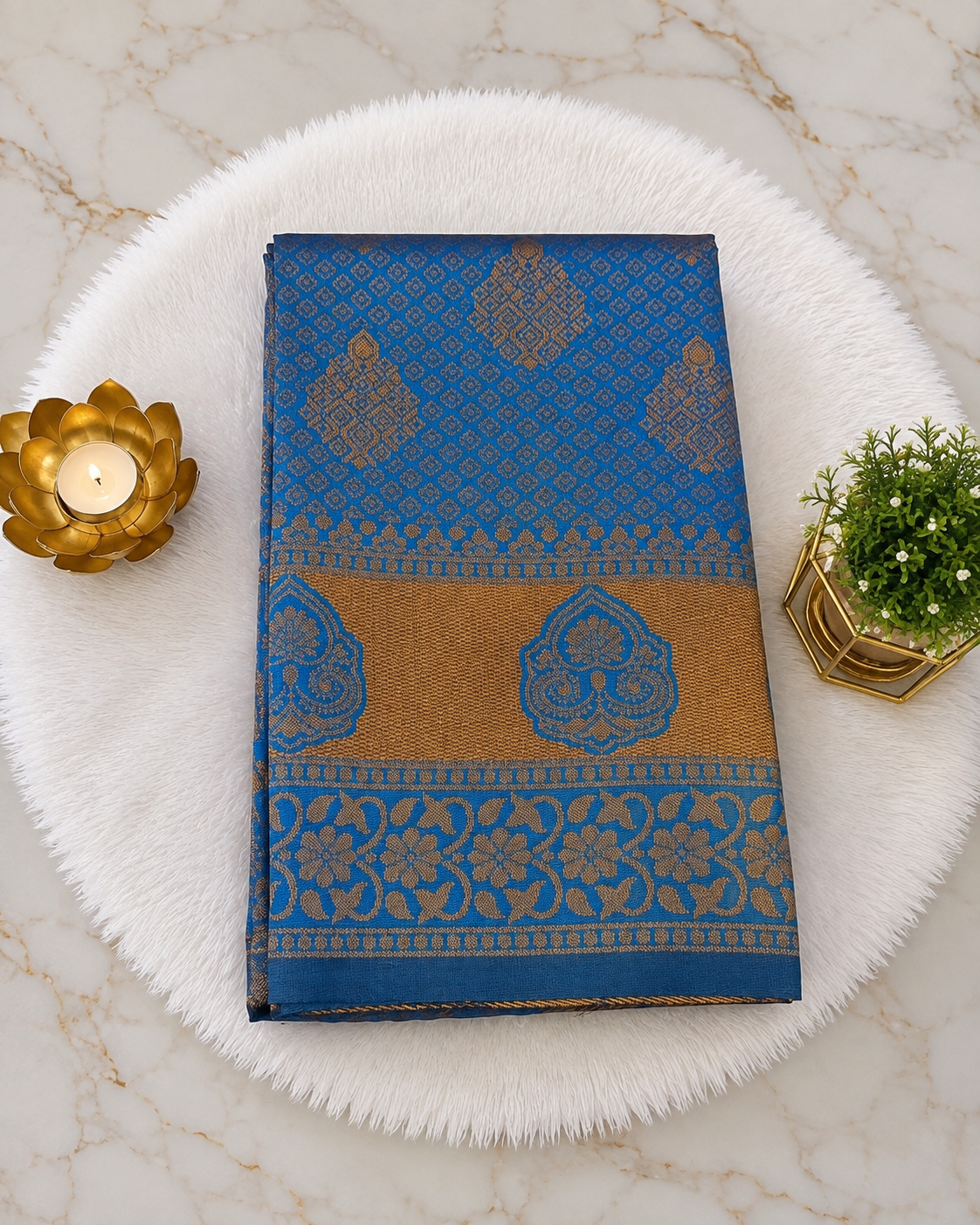 Premium Traditional Zari Woven Silk Saree with Rich Floral Border | ₹350/- | Sri Nandhini Tex