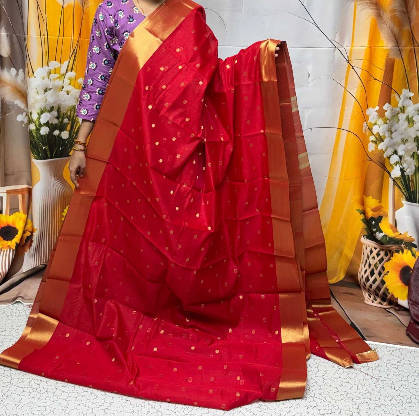 Nayanthara inspired saree