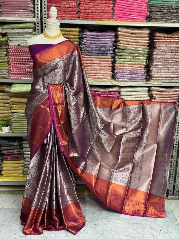 Semi Kanchipuram silk sarees