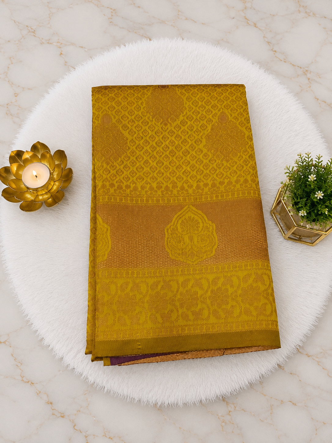 Premium Traditional Zari Woven Silk Saree with Rich Floral Border | ₹350/- | Sri Nandhini Tex