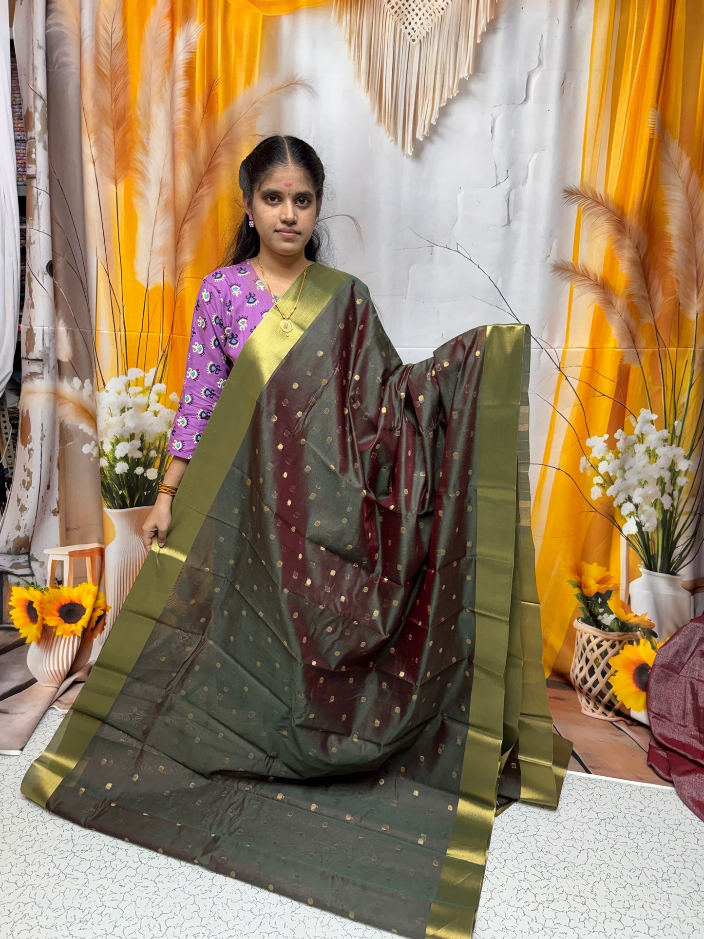 Nayanthara inspired saree