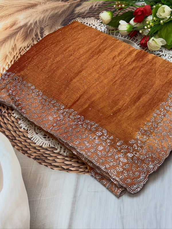 Trending space silk saree