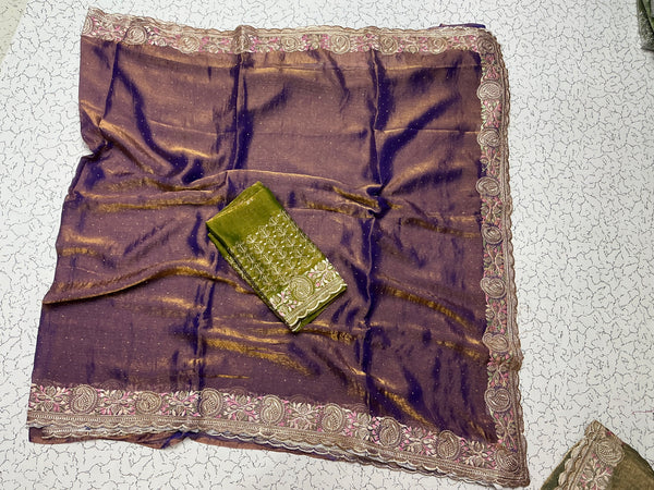 Space silk sarees