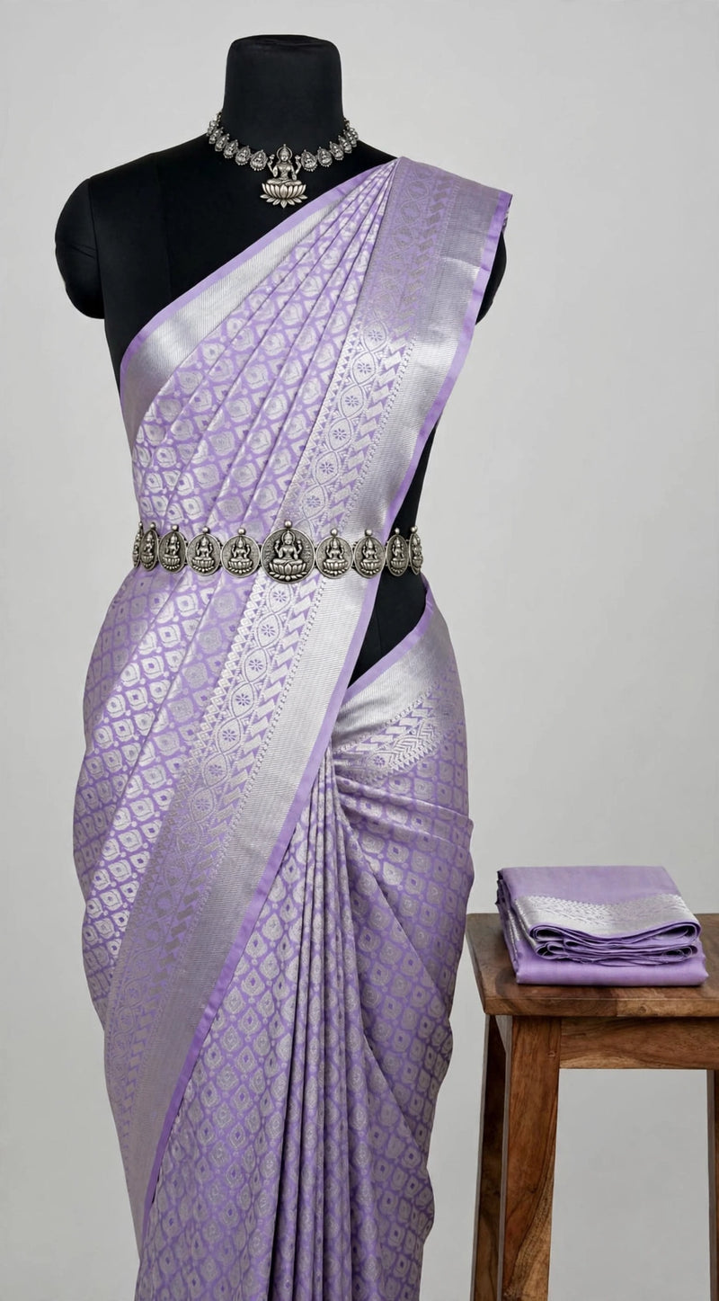 Elampillai Pattu Sarees with Silver Zari Weaving | Traditional Designer Silk Sarees – Multiple Colours