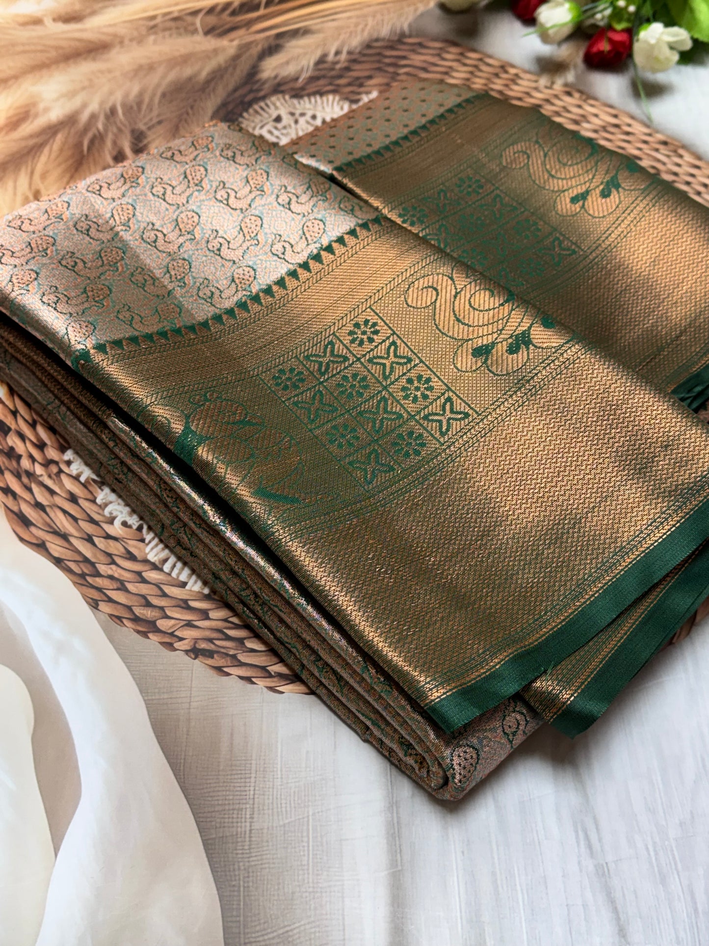 Soft bridal saree
