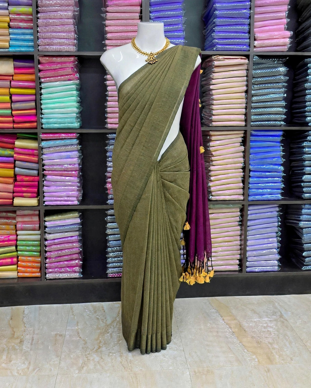 Khadi Cotton Saree ₹299/- | Sri Nandhini Tex | SNTKC299