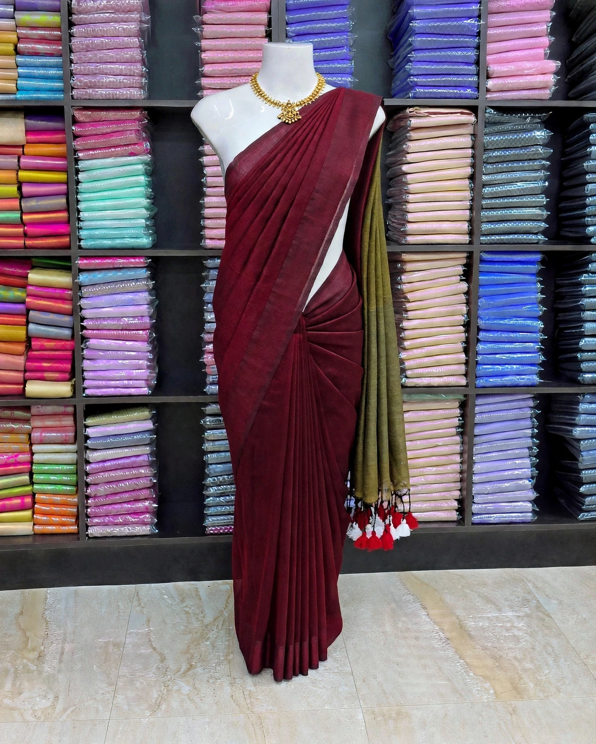 Khadi Cotton Saree ₹299/- | Sri Nandhini Tex | SNTKC299