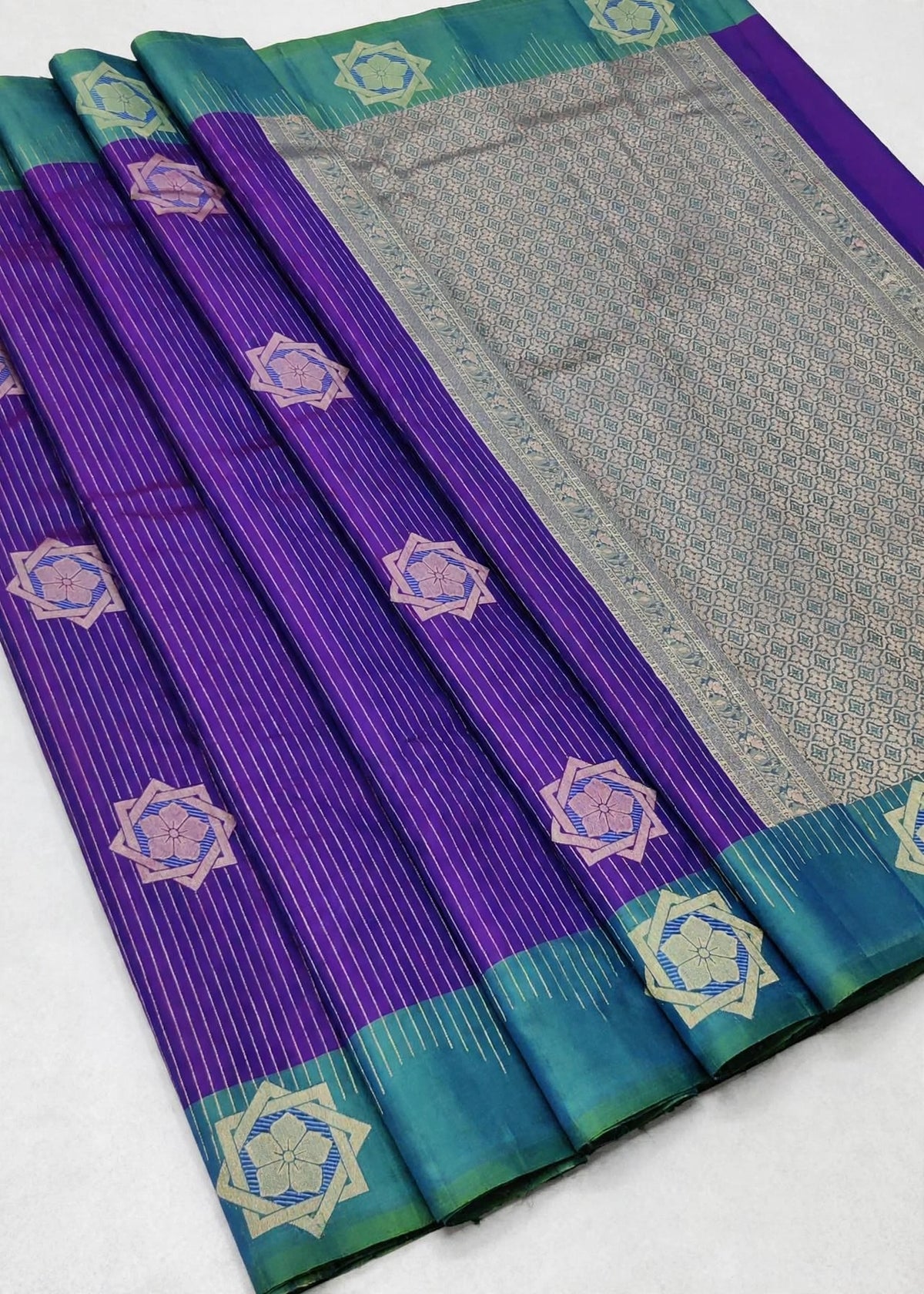 Premium Kanchi Luxury Soft Silk Saree with Rich Zari Butta & Grand Woven Pallu | Sri Nandhini Tex | SNTPKSS008