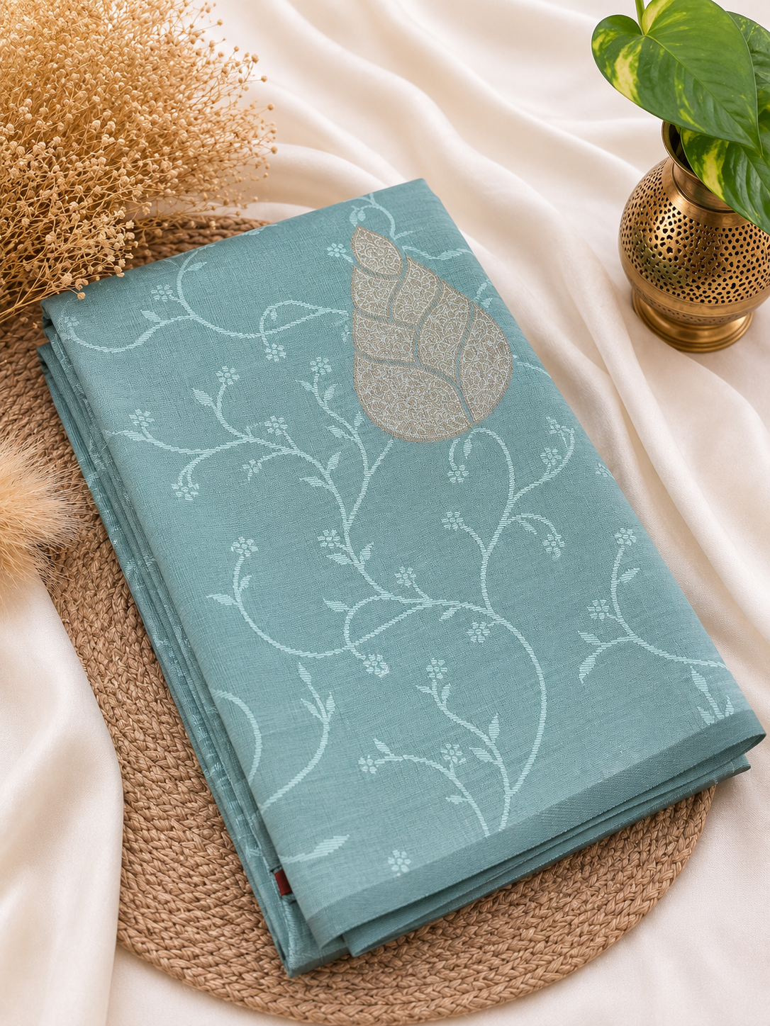 Soft Silk Saree | Mist Blue | Hot Offer @ ₹399 | Elegant Festive Wear | Soft & Graceful Finish | Sri Nandhini Tex | Code: SNTPAOS02