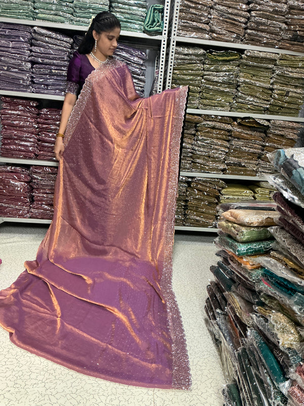 Diamond Space silk saree
