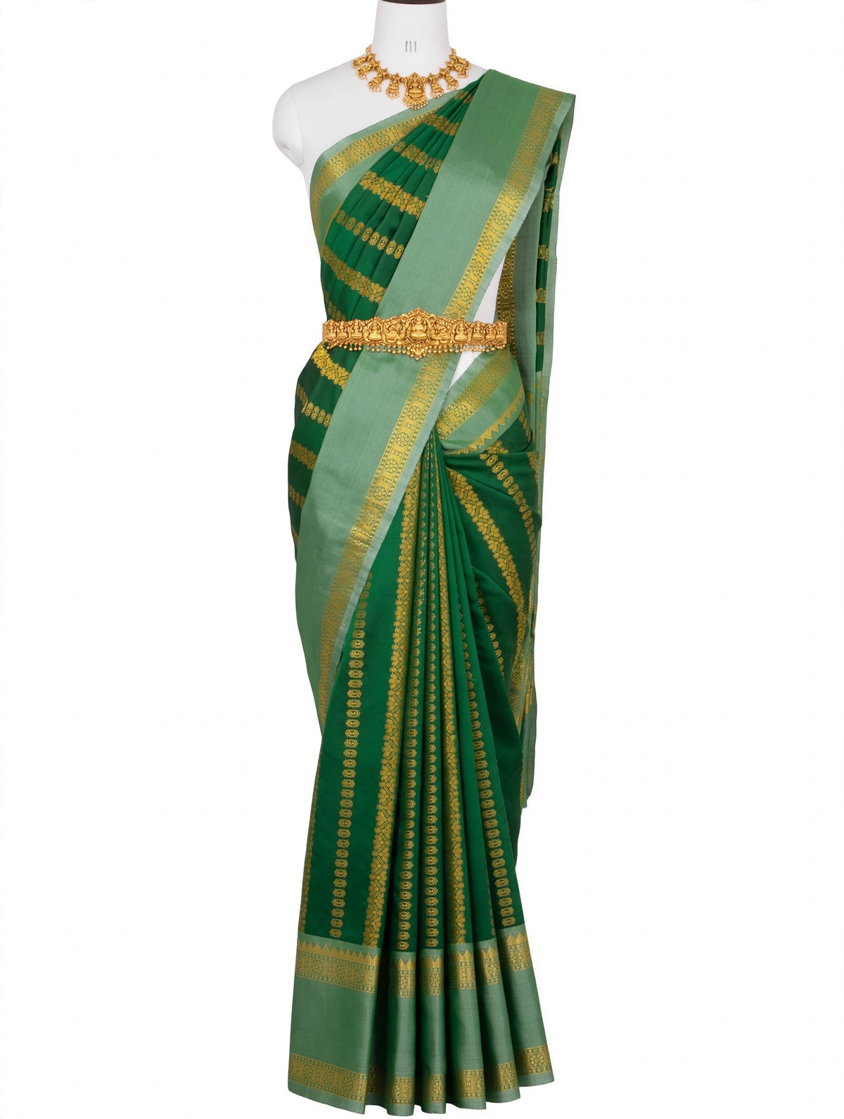 Vaira Oosi Soft Silk Saree – Rich Gold Zari Collection | Sri Nandhini Tex