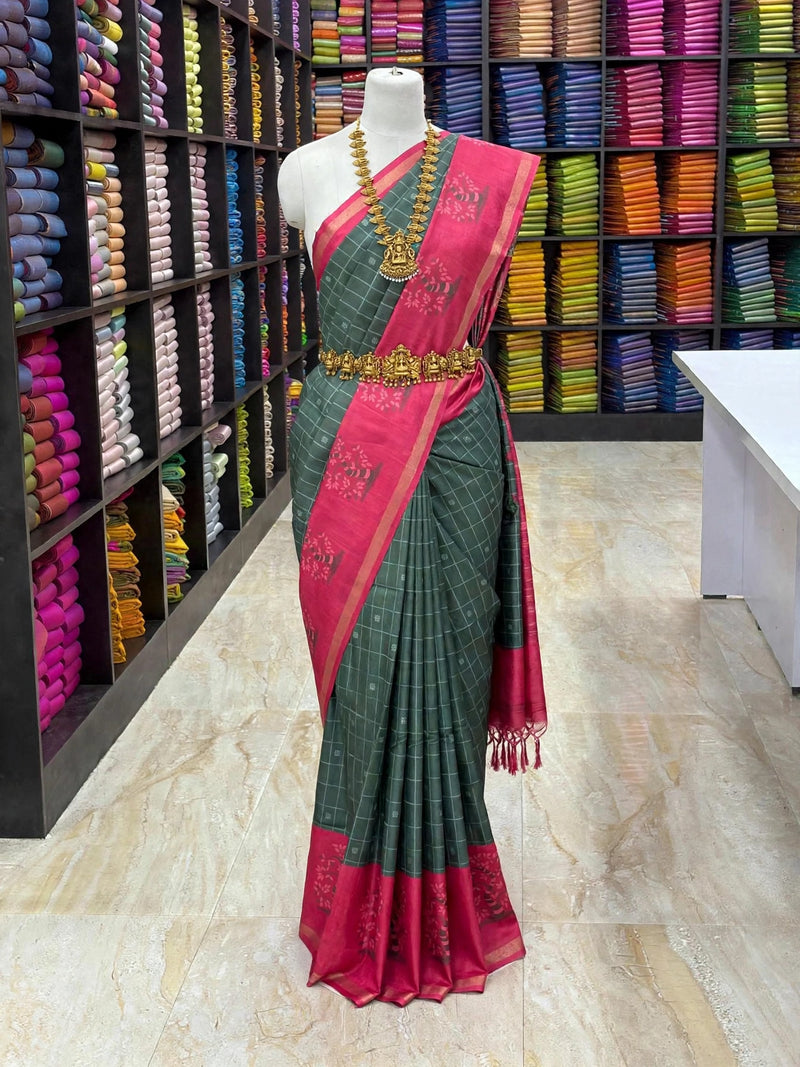 Tussar Soft Silk Saree ₹399 | SNTTSS399 | Sri Nandhini Tex