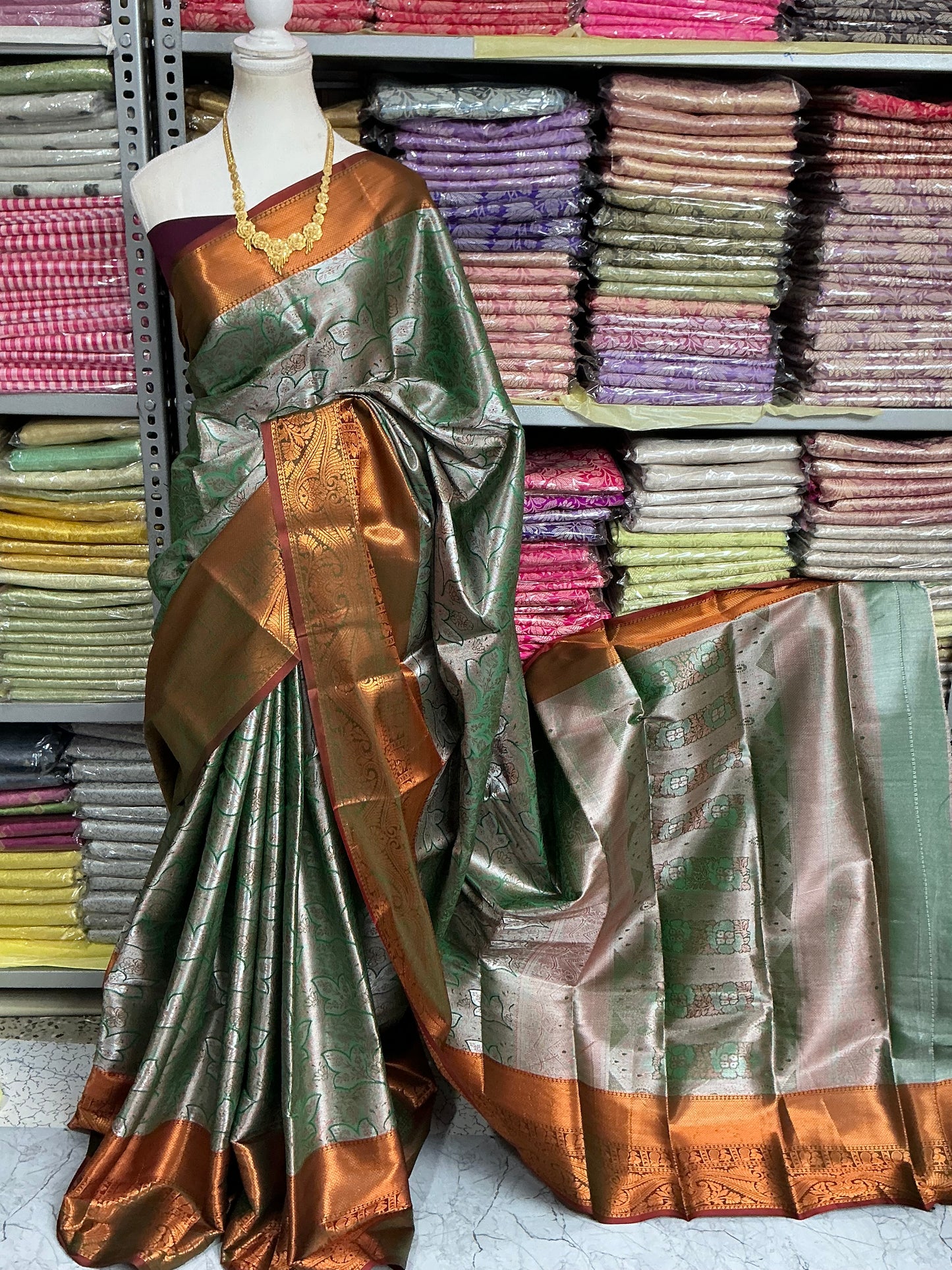 Semi Kanchipuram Silk Saree