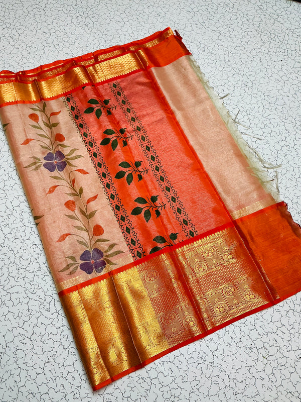 Banaras digital printed saree