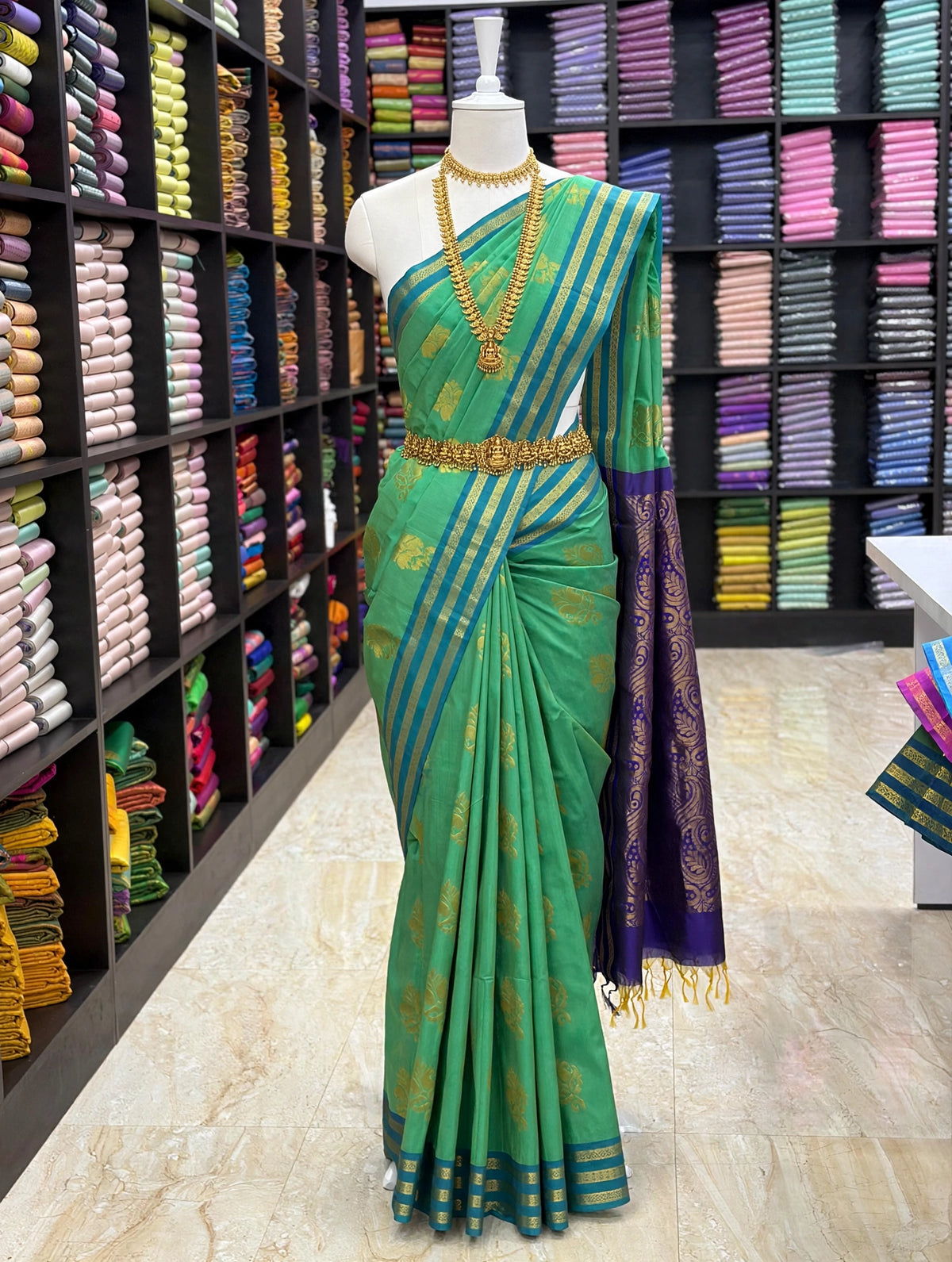 Elegant Elampillai Silk Cotton Sarees✨Beautiful traditional silk cotton sarees with rich zari weaving, contrast borders and graceful pallu designs.