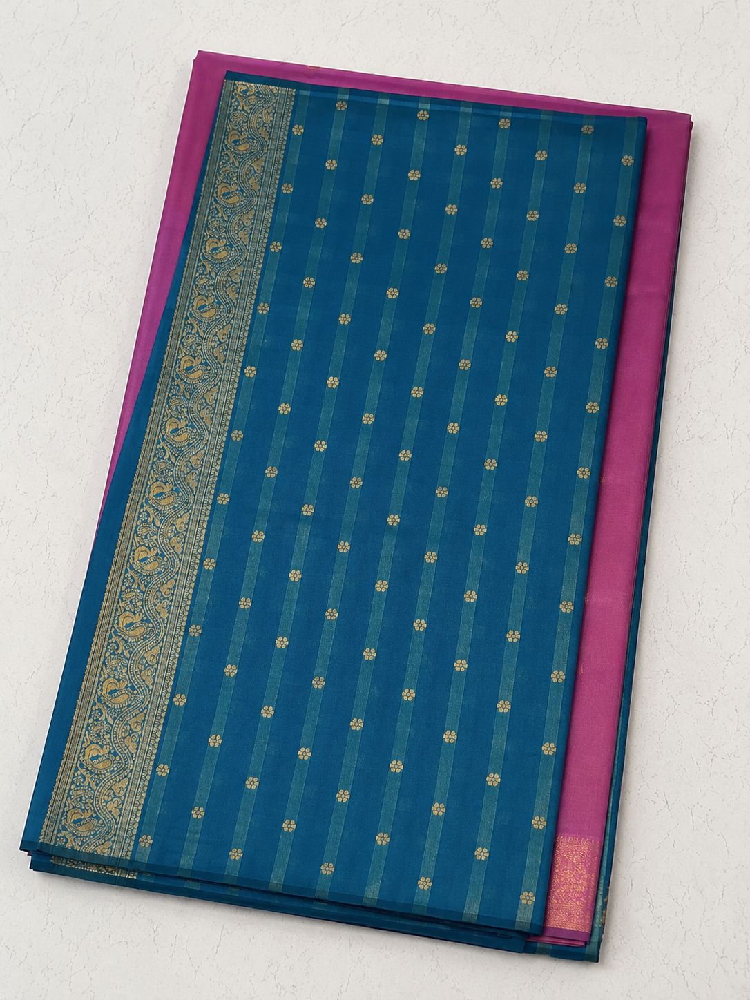 Pallaku soft silk | Best Selling Sarees | Offer at Just @350+shipping | Pink with teal green contrast | Sri Nandhini Tex | Code ; SNTPAOS50