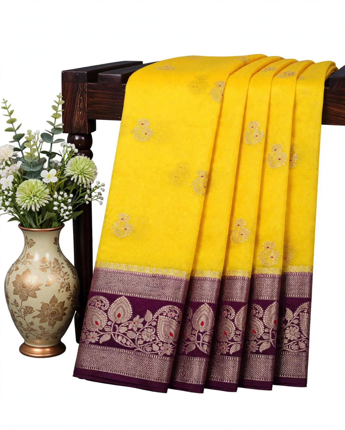 Premium Warm Silk Sarees | Trending Traditional Zari Butta Sarees with Rich Contrast Border | Wedding & Festive Collection