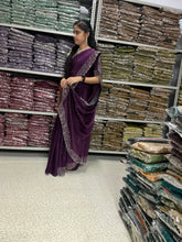 Diamond space silk sarees