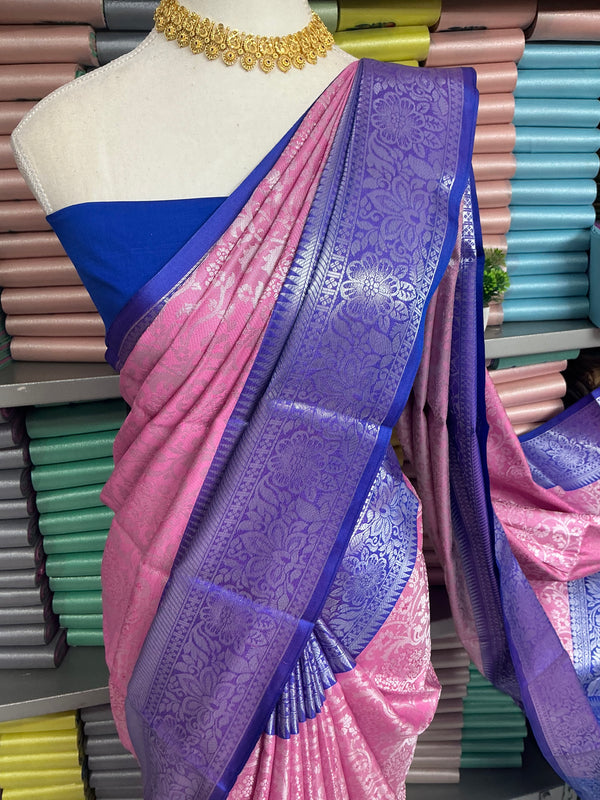 Silver bridal sarees