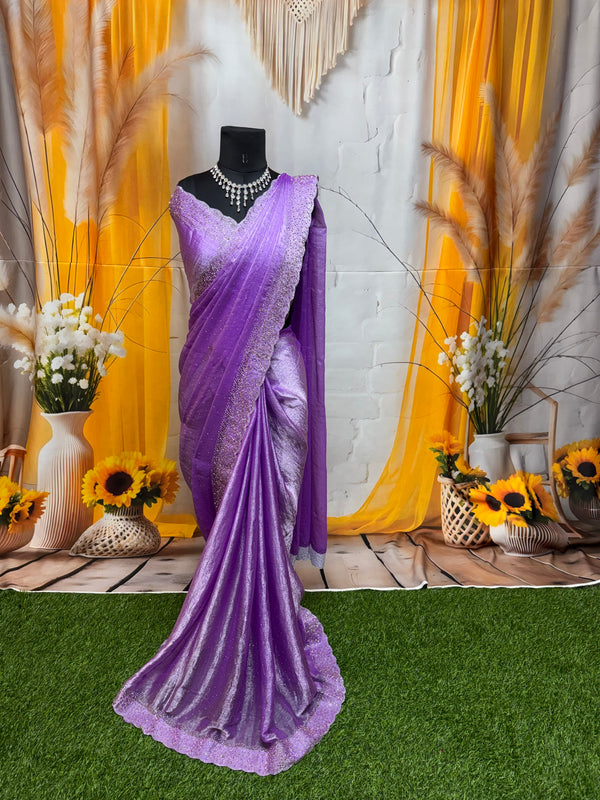 Space silk saree