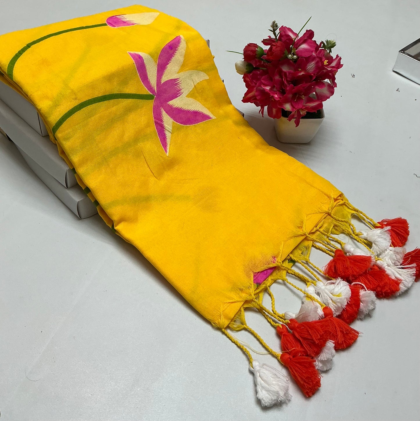 Khadi cotton saree